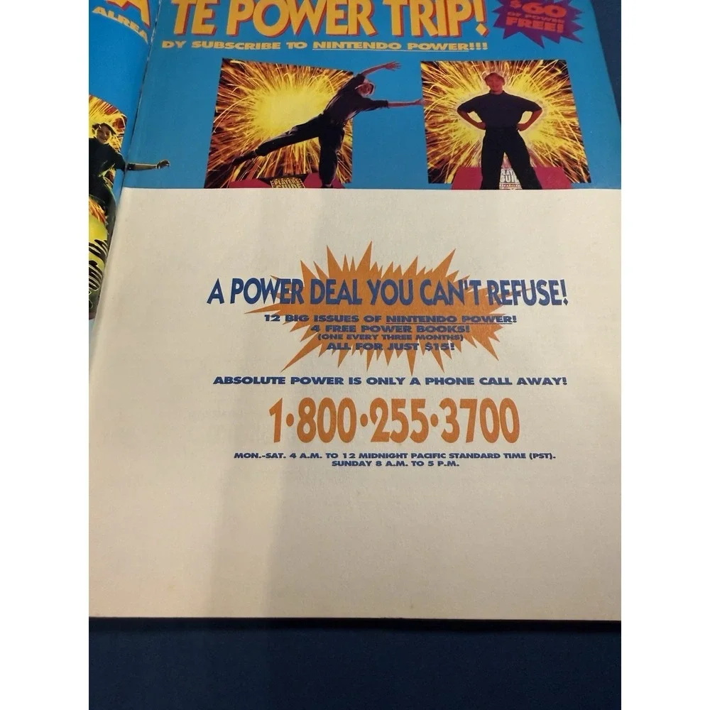 Nintendo Power Volume 24 Vice: Project Doom Cover W Original Poster And Insert